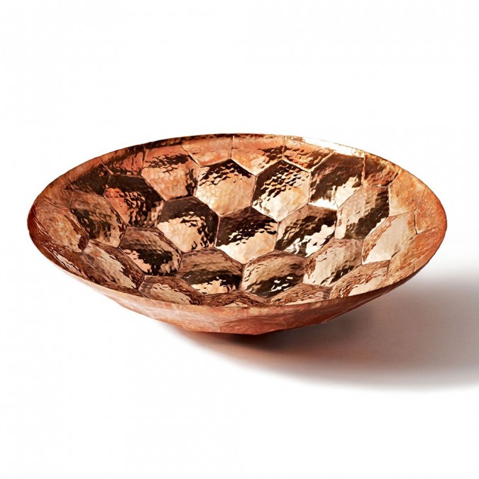 Hex Bowl Copper
