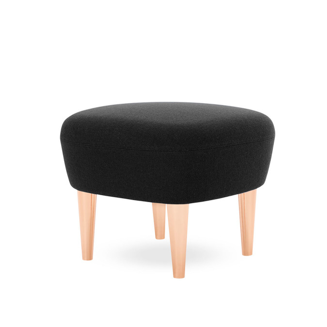 Wingback ottoman