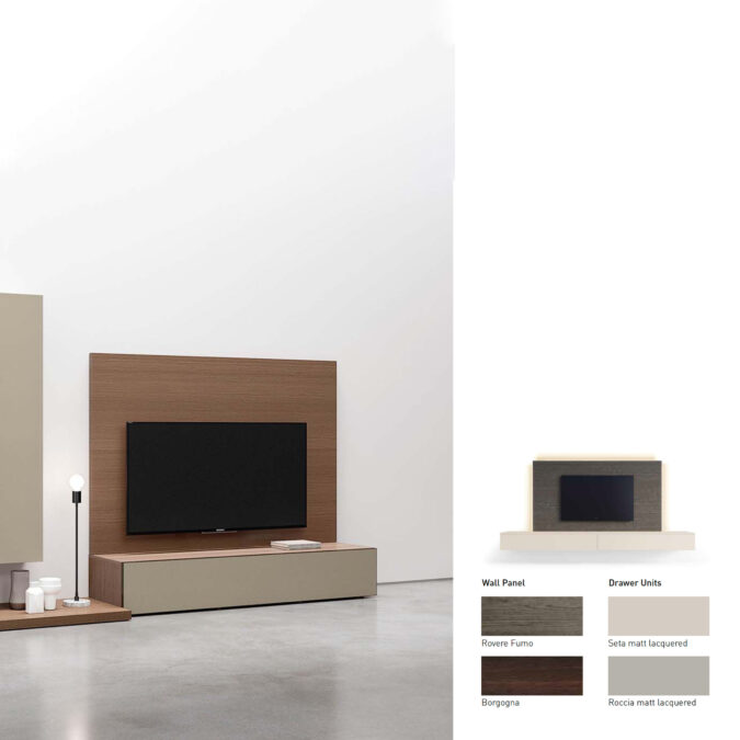 Spazio Small Wall Unit – Quick Ship
