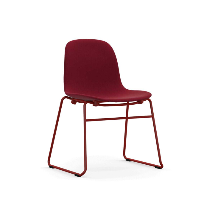 Form Red Steel Chair (Immediate Delivery)