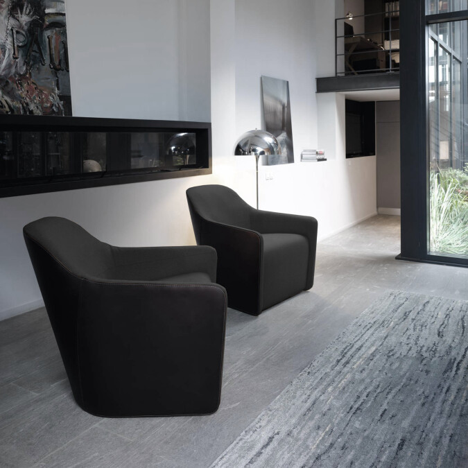 FOSTER ARMCHAIR + OTTOMAN (Immediate Delivery)